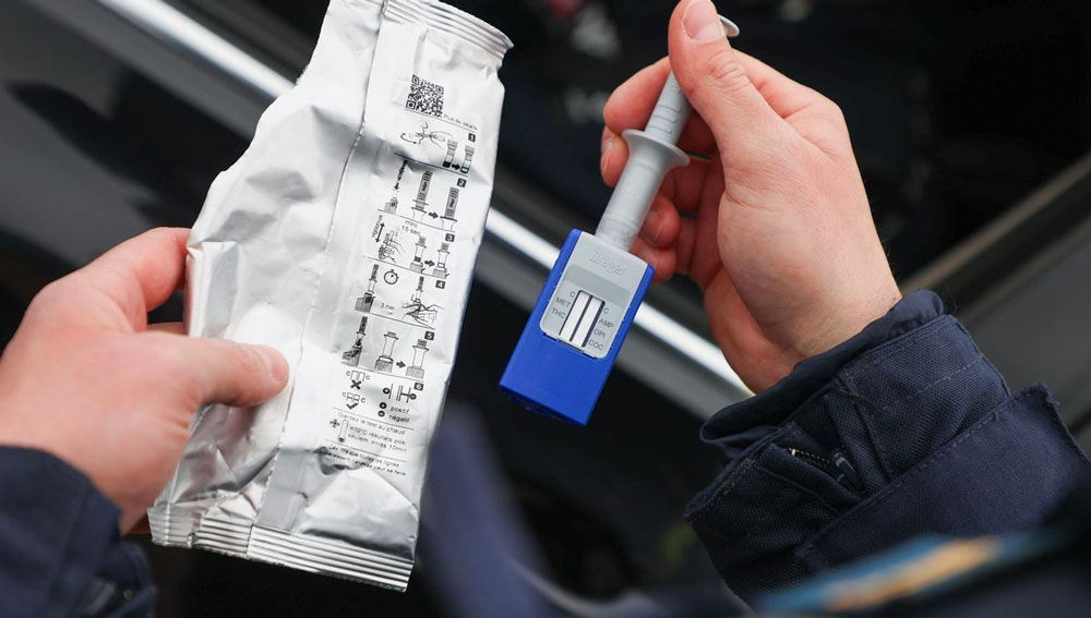 Speicheltest nach Space Cake Konsum THC Ergebnis