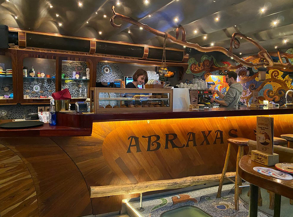 Space Cake pa Abraxas Coffeeshop Amsterdam