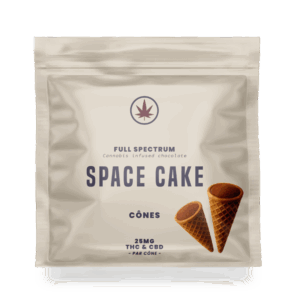 Packaging Space Cake 25mg THC